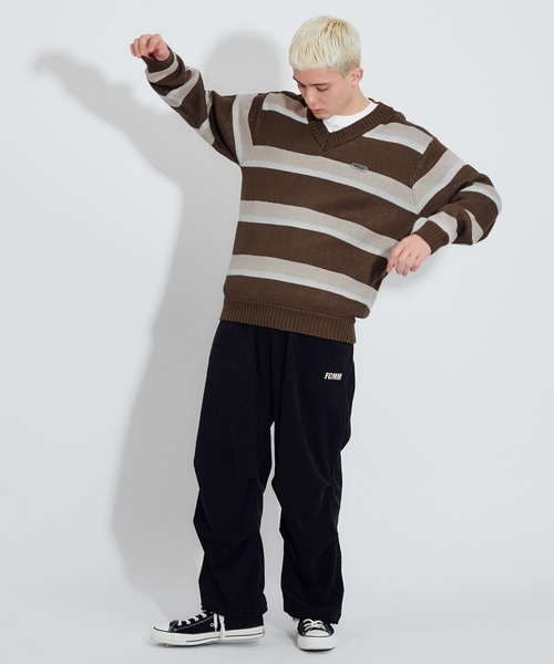 FCMM(エフシーエムエム)の「【日本限定アイテム】CORDUROY SEMI WIDE PATNS/コーデュロイセミワイドパンツ(その他パンツ・メンズ・ブラック/ブラウン・MEDIUM/LARGE)」の8枚目の写真
