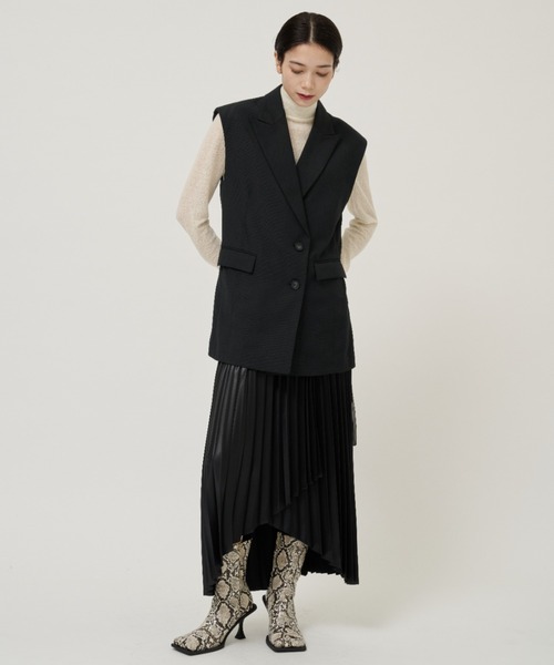 【美品】STUDIOUSステュディオス ジレ ベスト STUDIOUS（ステュディオス）の「【STUDIOUS/ステュディオス】バック