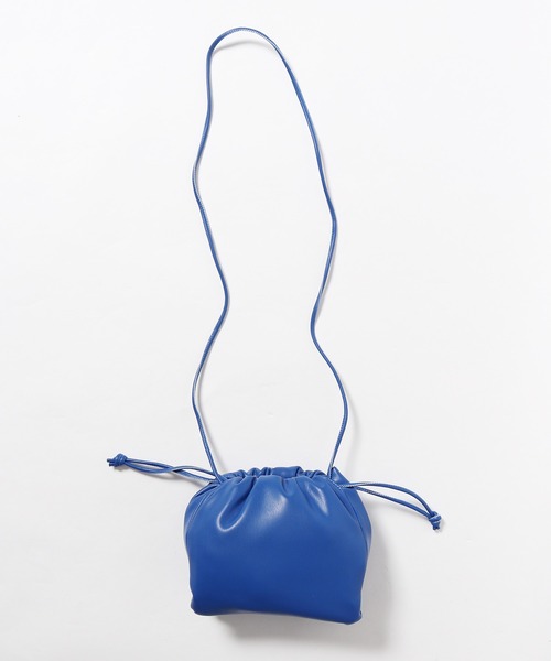ESLOW（エスロー）の「ESLOW/エスロー DRAWSTRING BAG バッグ（ショルダーバッグ・レディース・ライトグレー/ブラック/ブルー/オレンジ・FREE）」の6枚目の写真