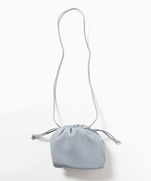 ESLOW（エスロー）の「ESLOW/エスロー DRAWSTRING BAG バッグ（ショルダーバッグ・レディース・ライトグレー/ブラック/ブルー/オレンジ・FREE）」の21枚目の写真