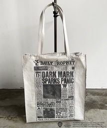 FLAPPER（フラッパー）の「FLAPPER フラッパー:HarryPotter ハリー・ポッター 日刊予言者新聞ペーパーバッグ風　 超軽量トートバッグ（トートバッグ）」
