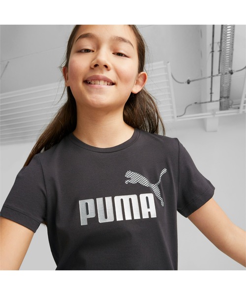 PUMA（プーマ）の「PUMA プーマ キッズ ガールズ ESS+ マーメード グラフィック 半袖 Tシャツ 120-（Tシャツ/カットソー・キッズ・ブラック/ホワイト・160/120/150/140/130）」の7枚目の写真