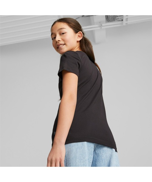 PUMA（プーマ）の「PUMA プーマ キッズ ガールズ ESS+ マーメード グラフィック 半袖 Tシャツ 120-（Tシャツ/カットソー・キッズ・ブラック/ホワイト・160/120/150/140/130）」の9枚目の写真