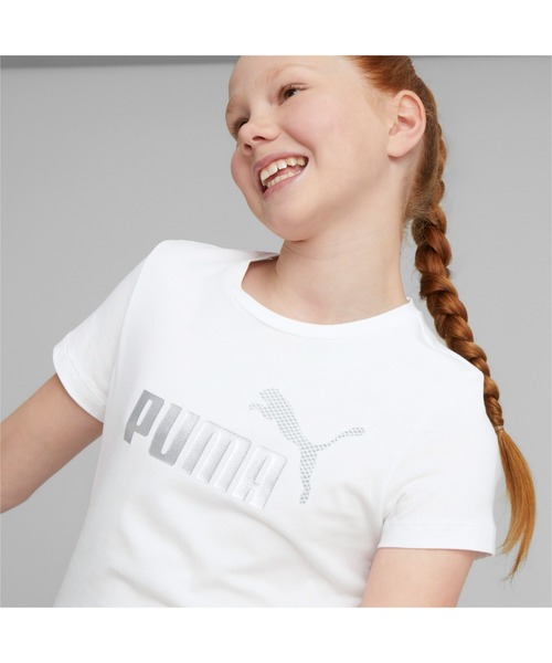 PUMA（プーマ）の「PUMA プーマ キッズ ガールズ ESS+ マーメード グラフィック 半袖 Tシャツ 120-（Tシャツ/カットソー・キッズ・ブラック/ホワイト・160/120/150/140/130）」の12枚目の写真