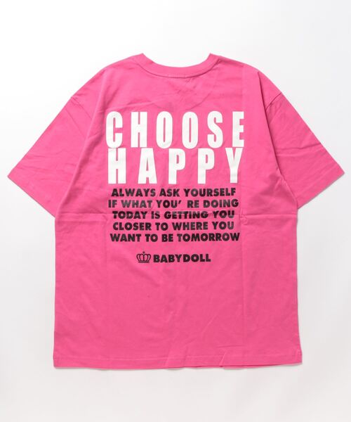 BABYDOLL(ベビードール)の「親子お揃い サングラス 半袖Tシャツ 7885A(Tシャツ/カットソー・レディース・ホワイト/マスタード/ピンク系その他7・M/XL/L/S)」の6枚目の写真
