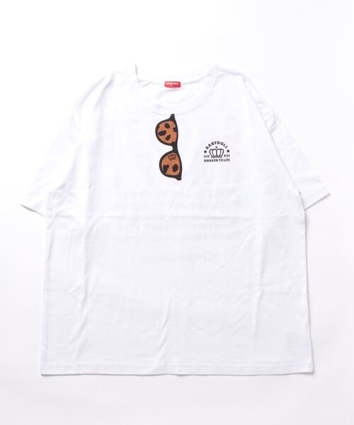 BABYDOLL(ベビードール)の「親子お揃い サングラス 半袖Tシャツ 7885A(Tシャツ/カットソー・レディース・ホワイト/マスタード/ピンク系その他7・M/XL/L/S)」の7枚目の写真