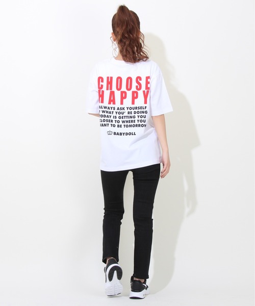 BABYDOLL(ベビードール)の「親子お揃い サングラス 半袖Tシャツ 7885A(Tシャツ/カットソー・レディース・ホワイト/マスタード/ピンク系その他7・M/XL/L/S)」の12枚目の写真