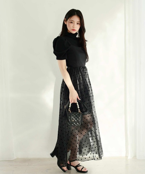 one after another NICE CLAUP（ワンアフターアナザーナイスクラップ）の「マルチWAY/ドッキングキャミワンピース（ワンピース・レディース・ブラック/アイボリー/ネイビー・FREE）」の2枚目の写真