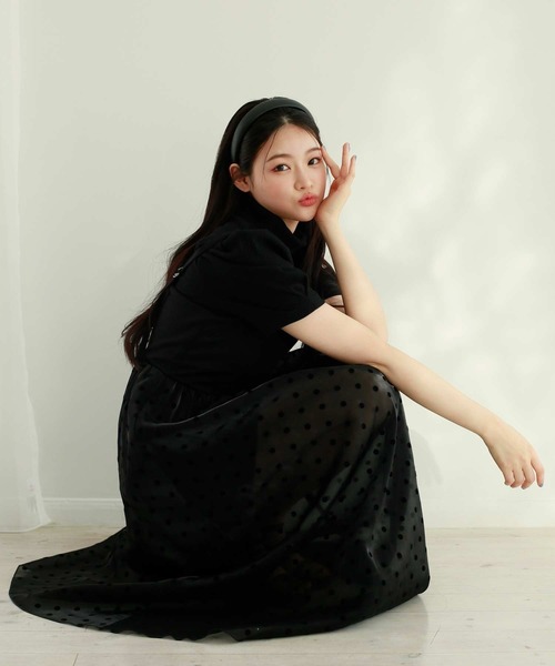 one after another NICE CLAUP（ワンアフターアナザーナイスクラップ）の「マルチWAY/ドッキングキャミワンピース（ワンピース・レディース・ブラック/アイボリー/ネイビー・FREE）」の12枚目の写真