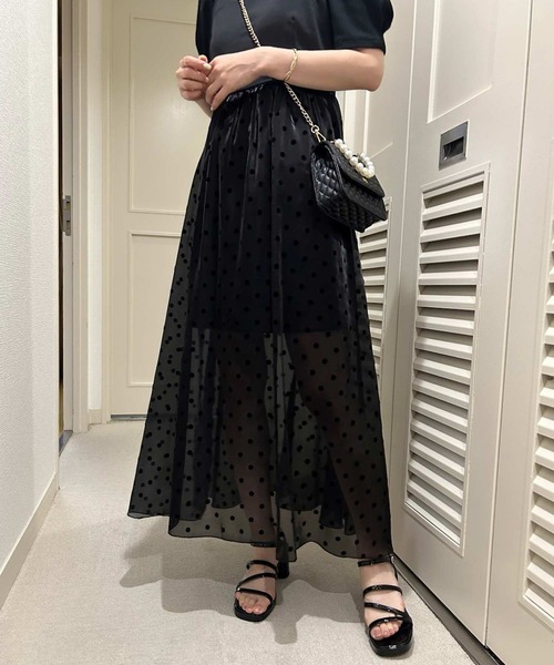 one after another NICE CLAUP（ワンアフターアナザーナイスクラップ）の「マルチWAY/ドッキングキャミワンピース（ワンピース・レディース・ブラック/アイボリー/ネイビー・FREE）」の17枚目の写真