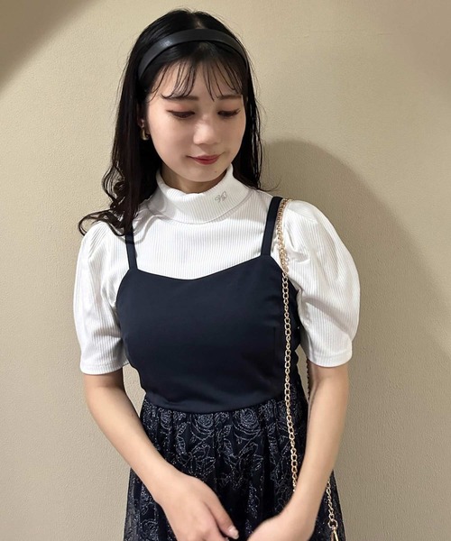 one after another NICE CLAUP（ワンアフターアナザーナイスクラップ）の「マルチWAY/ドッキングキャミワンピース（ワンピース・レディース・ブラック/アイボリー/ネイビー・FREE）」の22枚目の写真