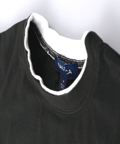 NAUTICA（ノーティカ）の「【NAUTICA/ノーティカ】ベストレイヤード半袖Tシャツ（Tシャツ/カットソー・キッズ・グリーン/チャコールグレー・L/XL/XS/S/M）」の7枚目の写真