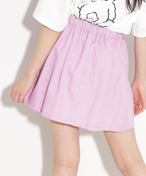 PINK-latte（ピンクラテ）の「◆【130cmサイズあり】カラーポリプリーツスカート（スカート・キッズ・ライトブルー/ブラック/アイボリー/ピンク系・13/15 /14/16）」の18枚目の写真