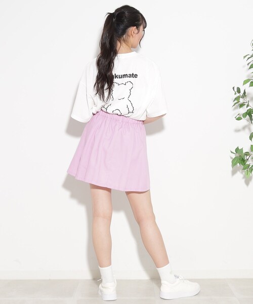 PINK-latte（ピンクラテ）の「◆【130cmサイズあり】カラーポリプリーツスカート（スカート・キッズ・ライトブルー/ブラック/アイボリー/ピンク系・13/15 /14/16）」の19枚目の写真