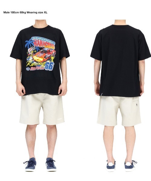 【セール】『mahagrid/マハグリッド』RACING TEE/レーシングカー 半袖 カットソー（Tシャツ/カットソー）｜MAHAGRID（マハグリッド）