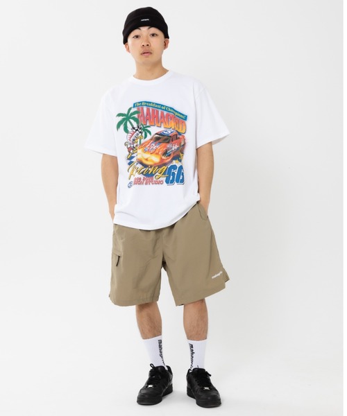 【セール】『mahagrid/マハグリッド』RACING TEE/レーシングカー 半袖 カットソー（Tシャツ/カットソー）｜MAHAGRID（マハグリッド）