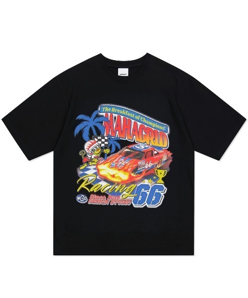 【セール】『mahagrid/マハグリッド』RACING TEE/レーシングカー 半袖 カットソー（Tシャツ/カットソー）｜MAHAGRID（マハグリッド）