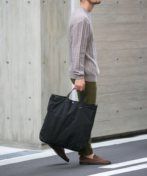 RODE SKO（ロデスコ）の「『ユニセックス』ロクヨンギャザーショルダートートバッグ（トートバッグ・メンズ・ブラック/グレー系その他/カーキ/ベージュ系その他/ブラック系その他・ONE）」の6枚目の写真