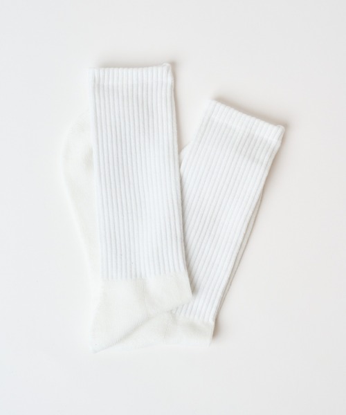 WEGO(ウィゴー)の「WEGO/カラーパイルソックス(ソックス/靴下・メンズ・オレンジ/ブラック/サックスブルー/ホワイト/ブルー系その他・25-27CM)」の7枚目の写真