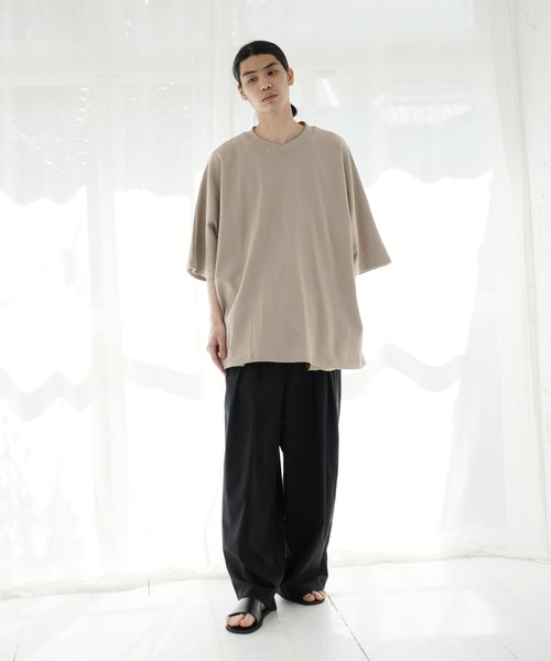 Air Tokyo(エアートウキョー)の「オーバーサイズ 共ベルト付き ワイドバギーパンツ(その他パンツ・メンズ・ブラック/チャコールグレー・MEDIUM/LARGE)」の14枚目の写真