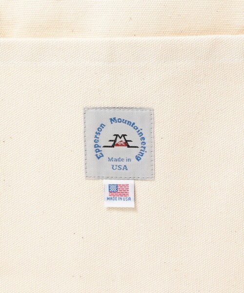 Epperson Mountaineering（エパーソンマウンテニアリング）の「EPPERSON MOUNTAINEERING / CANVAS LUNCH BAG with VINTAGE WEBBING LARGE（トートバッグ・メンズ・ナチュラル・ONE SIZE）」の7枚目の写真