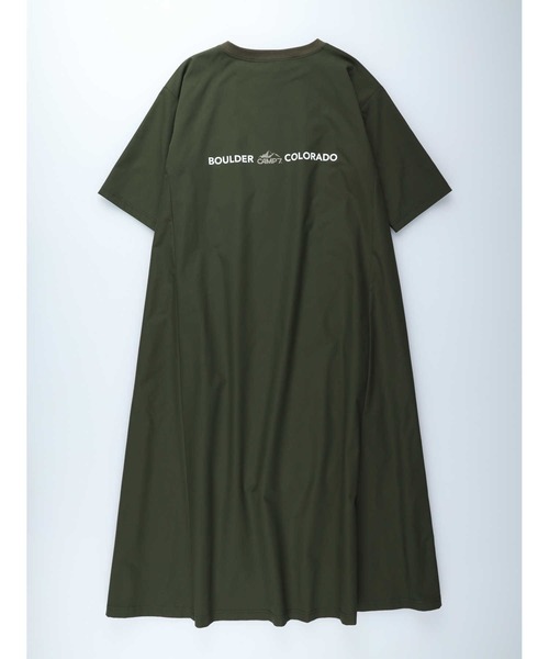 CAMP7（キャンプセブン）の「【CAMP7】ロゴワンピース / UVカット（ワンピース・レディース・カーキブラウン/グレー/ブラック・M/L）」の18枚目の写真
