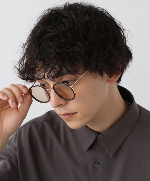 RAGEBLUE（レイジブルー）の「コンビネーションカラーメガネ（サングラス・メンズ・ベージュ/ダークブラウン/ブラック/その他/グレー系その他/ブラック系その他/ブルー系その他・FREE）」の5枚目の写真