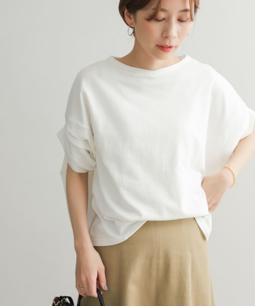 セール】ミニ裏毛変形プルオーバー（Tシャツ/カットソー