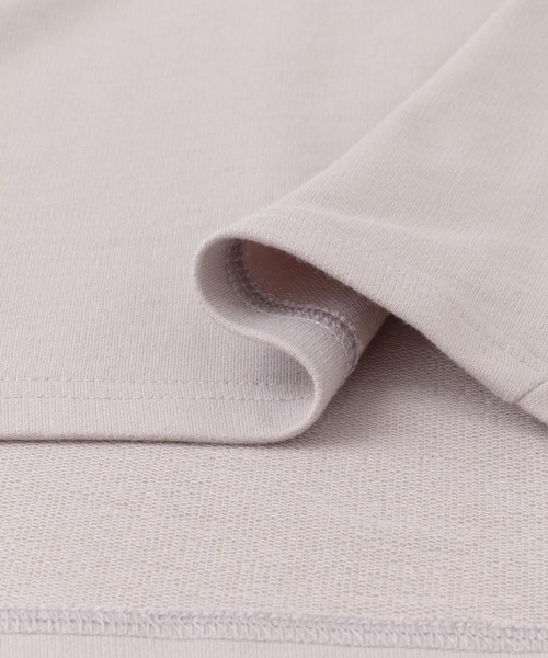 URBAN RESEARCH DOORS（アーバンリサーチドアーズ）の「ミニ裏毛変形プルオーバー（Tシャツ/カットソー・レディース・ブラック/オフホワイト/グレー系その他・MEDIUM）」の6枚目の写真