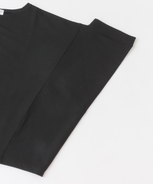 URBAN RESEARCH DOORS（アーバンリサーチドアーズ）の「ミニ裏毛変形プルオーバー（Tシャツ/カットソー・レディース・ブラック/オフホワイト/グレー系その他・MEDIUM）」の4枚目の写真