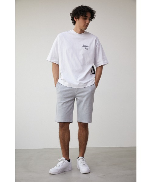 AZUL by moussy(アズールバイマウジー)の「EASY ACTION SHORT PANTS/イージーアクションショートパンツ(その他パンツ・メンズ・杢グレー/ブラック・LARGE/SMALL/MEDIUM)」の14枚目の写真