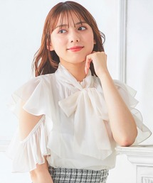 INGNI | ラメシアーオープンショルダーフリルブラウス(シャツ/ブラウス)