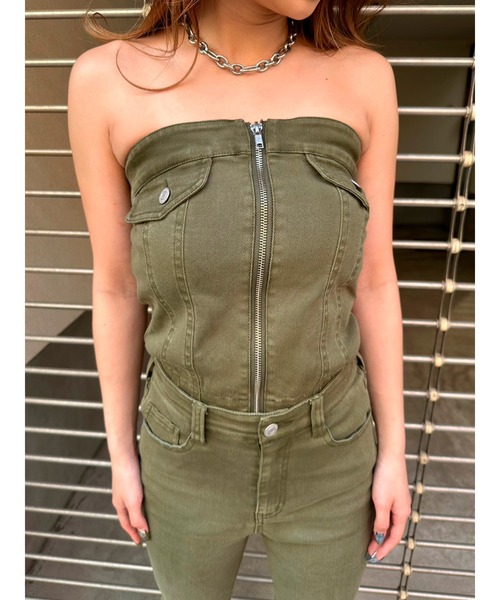 EGOIST（エゴイスト）の「3WAYジップベアオールインワン（つなぎ/オールインワン・レディース・ブラック/ブルー/カーキ・S/M）」の22枚目の写真