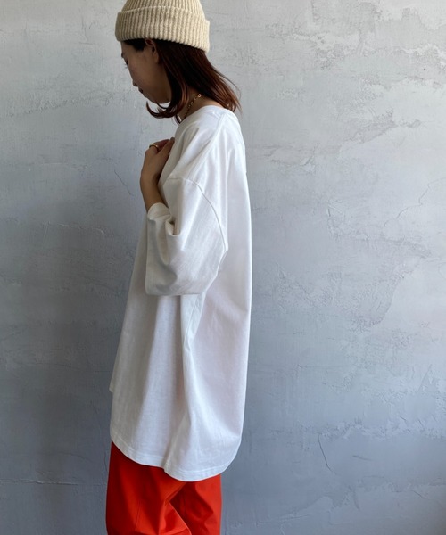 RVCA（ルーカ）の「[RVCA/ルーカ] DEGEN ブランドロゴ バックプリントTシャツ（Tシャツ/カットソー・レディース・ホワイト/ダークグレー・M/L/XL）」の21枚目の写真