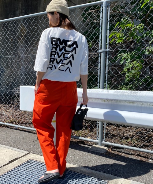 RVCA（ルーカ）の「[RVCA/ルーカ] DEGEN ブランドロゴ バックプリントTシャツ（Tシャツ/カットソー・レディース・ホワイト/ダークグレー・M/L/XL）」の10枚目の写真