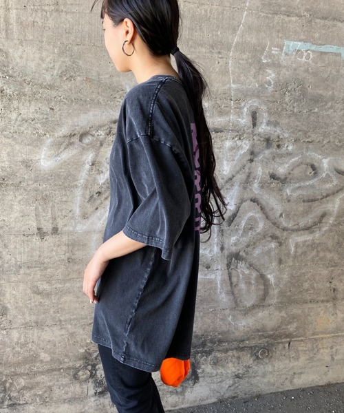 RVCA（ルーカ）の「[RVCA/ルーカ] DEGEN ブランドロゴ バックプリントTシャツ（Tシャツ/カットソー・レディース・ホワイト/ダークグレー・M/L/XL）」の16枚目の写真