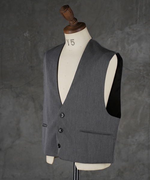 G.O.C(ジーオーシー)の「TRショートジレベスト・ハイライズワイドパンツセット(セットアップ・メンズ・ホワイト/ブラック/グレー・SMALL/MEDIUM/LARGE)」の11枚目の写真