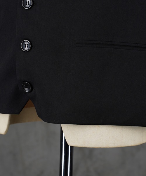 G.O.C(ジーオーシー)の「TRショートジレベスト・ハイライズワイドパンツセット(セットアップ・メンズ・ホワイト/ブラック/グレー・SMALL/MEDIUM/LARGE)」の7枚目の写真