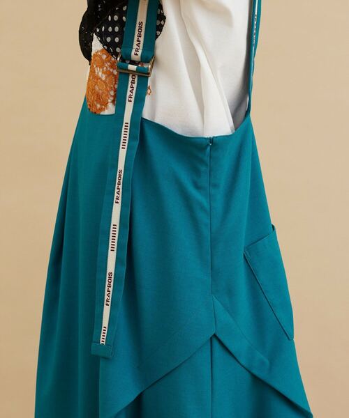 FRAPBOIS（フラボア）の「ウェザースカート（スカート・レディース・エメラルド/グレイッシュベージュ・1/0）」の9枚目の写真