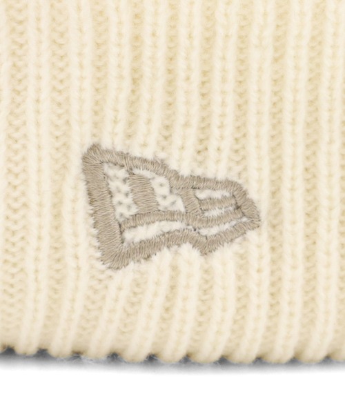 NEW ERA（ニューエラ）の「ニューエラ ニット帽 ポンポン 無地（ニットキャップ/ビーニー・メンズ・ホワイト/ブラック/ブラウン/ライトグレー/ベージュ/オフホワイト/ライトピンク・FREE）」の13枚目の写真