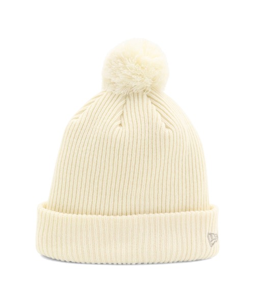 NEW ERA（ニューエラ）の「ニューエラ ニット帽 ポンポン 無地（ニットキャップ/ビーニー・メンズ・ホワイト/ブラック/ブラウン/ライトグレー/ベージュ/オフホワイト/ライトピンク・FREE）」の11枚目の写真
