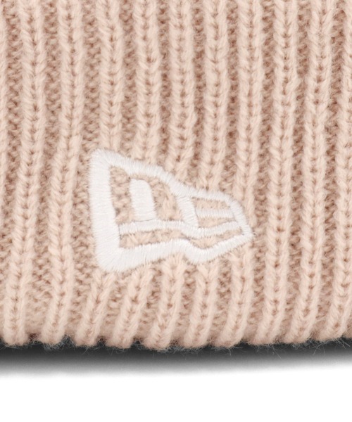 ニューエラ ニット帽 ポンポン 無地（ニットキャップ/ビーニー