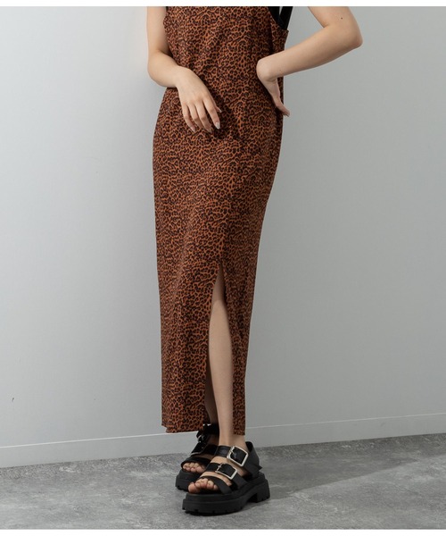 ANAP（アナップ）の「レオパード柄キャミワンピース（ワンピース・レディース・ブラウン/ライトベージュ・FREE）」の11枚目の写真