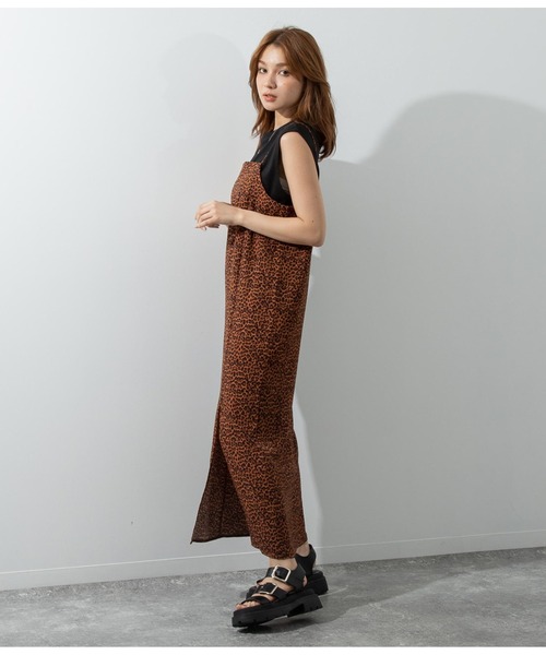 ANAP（アナップ）の「レオパード柄キャミワンピース（ワンピース・レディース・ブラウン/ライトベージュ・FREE）」の19枚目の写真