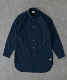 BRICK & SONS（ブリックアンドサンズ）の「NOTO QUALITY リラックスロングシャツ＜ネイビー＞（シャツ/ブラウス）」