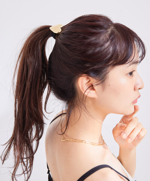VIS(ビス)の「メタルハートヘアゴム(ヘアゴム・レディース・ゴールド/シルバー・FREE)」の13枚目の写真