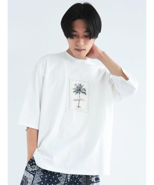 CRAFT STANDARD BOUTIQUE(クラフトスタンダードブティック)の「BOTANICAL ART TEE-I(Tシャツ/カットソー・レディース・オフホワイト/チャコールグレー/アイボリー/ブラック/グレイッシュベージュ/カーキ・L/XL/M)」の11枚目の写真