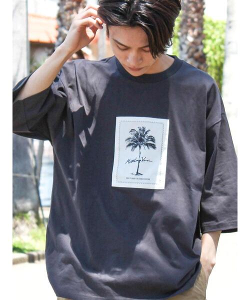 CRAFT STANDARD BOUTIQUE(クラフトスタンダードブティック)の「BOTANICAL ART TEE-I(Tシャツ/カットソー・レディース・オフホワイト/チャコールグレー/アイボリー/ブラック/グレイッシュベージュ/カーキ・L/XL/M)」の12枚目の写真