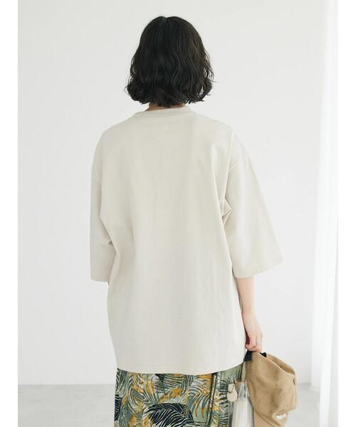 CRAFT STANDARD BOUTIQUE(クラフトスタンダードブティック)の「BOTANICAL ART TEE-I(Tシャツ/カットソー・レディース・オフホワイト/チャコールグレー/アイボリー/ブラック/グレイッシュベージュ/カーキ・L/XL/M)」の19枚目の写真