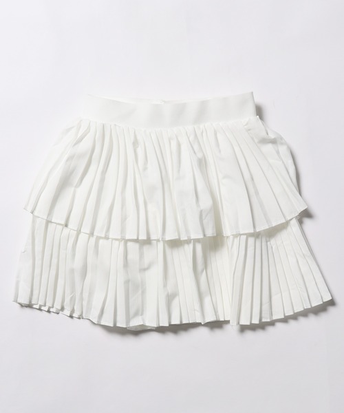 バレエコア風プリーツティアードミニスカート（スカート）｜Chick